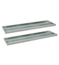 Полка к металлическому стеллажу  "MS/MS KD", 1000х400 мм, КОМПЛЕКТ 2 шт., с фурнитурой, 291123, S241BR204102