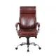 Кресло руководителя Chairman CH423 экокожа, коричневый. Фото товара с разных ракурсов.